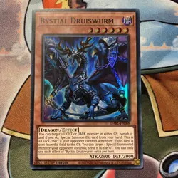 Bystial Druisworm DABL-EN008 Super Rare 1st Edition VLP Yugioh - Image 1