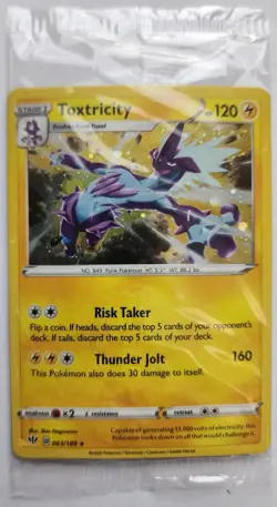 Toxtricity 063/189 Cosmos Holo Pokemon Darkness Ablaze Rare Card NM Sealed - Image 1