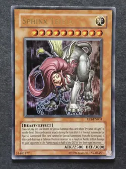 Sphinx Teleia Ultra Rare Yu-Gi-Oh trading card, (EP1-EN003) - Image 1
