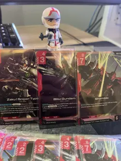 Gundam TCG Bulk 130+ Cards R UC C Newtype Rising Red Instant Deck Collection - Image 3