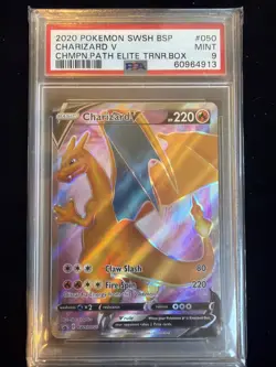 Charizard V SWSH050 SWSH: Sword & Shield Promo Cards Holo PSA 9 Pokemon - Image 1
