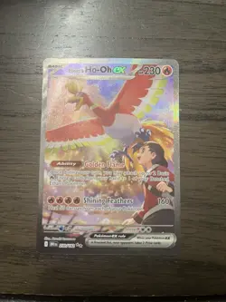 Pokemon TCG Ethan's Ho-Oh EX Card 230/182 Sv10: Destined Rivals - Image 1