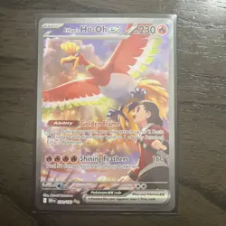 Pokemon TCG Ethan's Ho-Oh EX Card 230/182 Sv10: Destined Rivals - Image 3