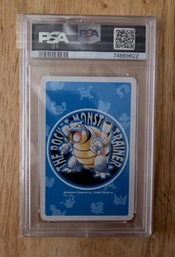 1998 Pokemon Playing Card, Wartortle Blue Back, Psa 10 Pop 8 - Image 2