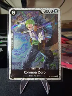 Roronoa Zoro - ST14-013 - Common Foil - One Piece Card Game N/M - Image 1