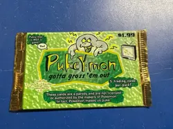 Pacific Trading Cards Pukeymon Pokemon Pukey-Mon Factory Sealed Booster Pack - Image 1