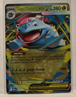 MEGA VENUSAUR EX - 3/132 Mega Evolution NM - Double Rare - Pokemon TCG Card - Image 1