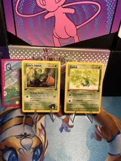 Oddish 1st Edition Pokemon Card Lot Vintage WOTC NM - Image 1
