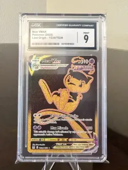 2023 Mew ex Hyper Rare PSA 9 + Mew VMAX TG30 CGC 9 - Graded Pokemon Cards Lot - Image 2