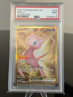 2023 Mew ex Hyper Rare PSA 9 + Mew VMAX TG30 CGC 9 - Graded Pokemon Cards Lot - Image 4