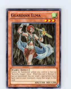 Yu-Gi-Oh TCG Guardian Elma LCYW-EN129 Unlimited Regular Common Card NM - Image 1