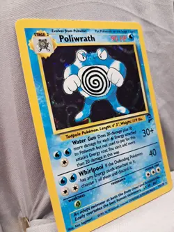 Pokemon 1999-2000 Poliwrath #15/130 Baseset 2 Holo Raw Card - Image 2