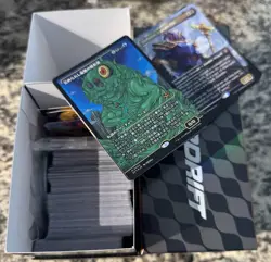 MTG Aetherdrift Finish Line Bundle Box With 2 D20, Lots Of Cards, And Extras - Image 1