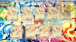 74x Prismatic Evolutions Eeveelutions Ex Pokemon Cards Lot - Pikachu, Lugia,+ - Image 3