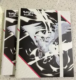 Pokemon TCG Card WHITE FLARE BINDER ONLY - Empty Holds 360 Cards - NEW 2x - Image 1