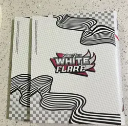 Pokemon TCG Card WHITE FLARE BINDER ONLY - Empty Holds 360 Cards - NEW 2x - Image 2