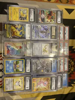 Lot Of 22 Graded Pokemon Cards - Image 1