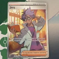 Jacq Scarlet & Violet Base Set Full Art Holo Pokemon Card 236/198 - Image 1