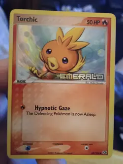 Pokemon Cards Ex Emerald Torchic 69/ 106 & Combusken 25/106 Reverse Holo Stamped - Image 2