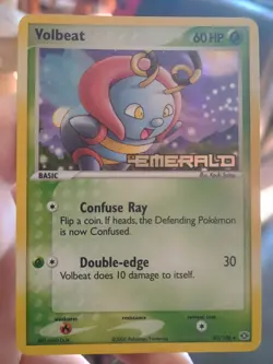 Pokemon Cards Ex Emerald Volbeat 42/106 & Illumise 32/106 Reverse Holo Stamped - Image 4