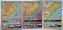 Pokemon Cards Marshadow GX 156/147 & Zeraora GX 221/214 & Necrozma GX 153/147 - Image 1