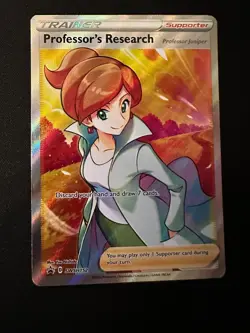 Professor's Research Juniper SWSH152 Ultra Rare Full Art Promo Pokemon Card - Image 1