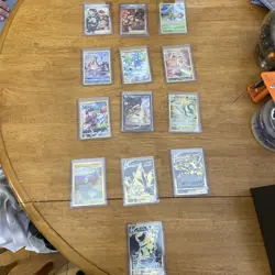 Lot of 100 Pokemon Cards Includes Full Art Vstar Vmax EX V Cards NM Condition - Image 1