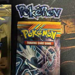 Pokemon "Plasma Blast" 10-Card Sealed Booster Pack (Dialga) PokeRev Gold Pack - Image 3