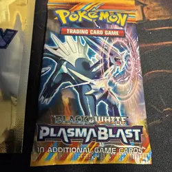 Pokemon "Plasma Blast" 10-Card Sealed Booster Pack (Dialga) PokeRev Gold Pack - Image 4