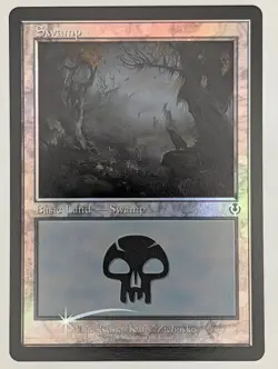 (Foil) Swamp () (Retro Frame) (0293) Innistrad Remastered NM - Image 1