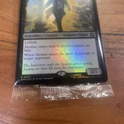 Morlun Devourer of Spiders Marvel Spider-Man SPM R 0059 FOIL Promo Stamped 2025 - Image 2