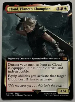 MTG Final Fantasy Cloud Legendary Creature MYTHIC REGULAR #0482 - Image 1