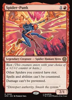 Spider-Punk - Foil SPM NM MTG - Image 1