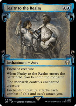 Fealty to the Realm SHOWCASE SCROLLS FOIL, The Lord of the Rings, MTG NM/M - Image 1