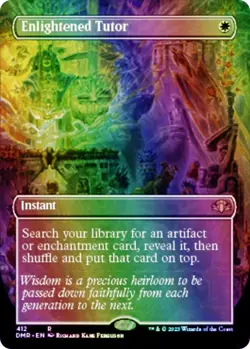 Enlightened Tutor (Borderless) Dominaria Remastered Foil NM!!! - Image 1