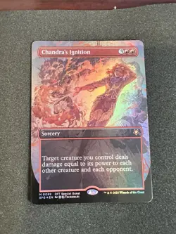 MTG, Chandra's Ignition, Borderless Foil, Special Guest Mythic #0089 NM - Image 1