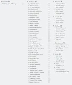 Athreos, God of Passage Custom Commander Deck MTG Magic the Gathering - Image 2