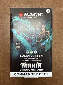 Magic The Gathering Tarkir Dragonstorm Sultai Arisen Commander Sealed - Image 1