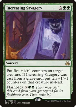 Increasing Savagery [Duel Decks: Mind vs. Might] Magic MTG - Image 1