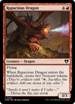 Rapacious Dragon [Commander Masters] Magic MTG - Image 1