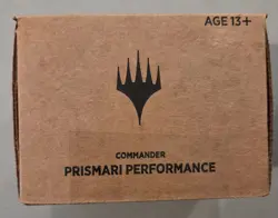 Magic the Gathering MtG PRISMARI PERFORMANCE Commander Deck Minimal Package NEW - Image 1