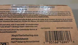 Magic the Gathering MtG PRISMARI PERFORMANCE Commander Deck Minimal Package NEW - Image 3