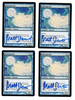 4 x Narcomoeba Modern Masters Signed by artist Matt Stewart! - Image 1