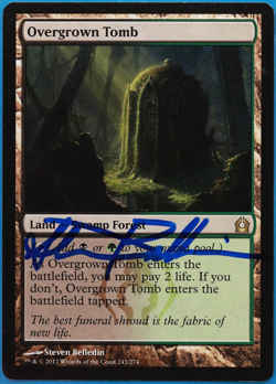 Overgrown Tomb Return to Ravnica NM Land Rare SIGNED CARD (505007) ABUGames - Image 1