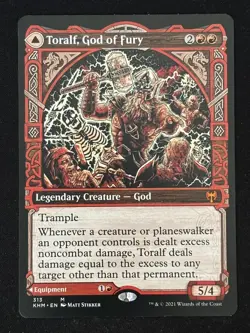 1x MTG Toralf, God of Fury (Showcase) - Kaldheim (KHM) #313 - Magic - Image 1