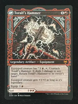 1x MTG Toralf, God of Fury (Showcase) - Kaldheim (KHM) #313 - Magic - Image 2