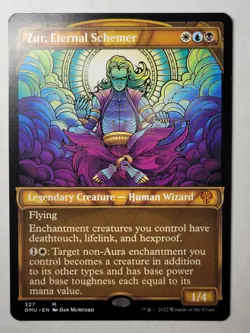 Zur, Eternal Schemer -Showcase- DOMINARIA UNITED Regular Mythic DMU 327 mtg NM/M - Image 1