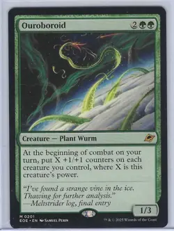 Ouroboroid - Creature - Plant Wurm - Edge of Eternities - Mythic - #201 - Image 1