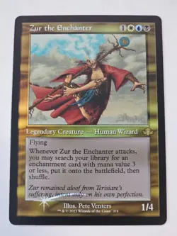 MTG -Zur the Enchanter FOIL Retro Frame - Dominaria Remastered - Image 1