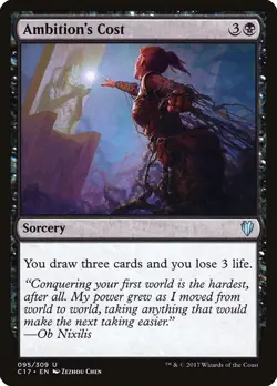 Ambition's Cost [Commander 2017] Magic MTG - Image 1